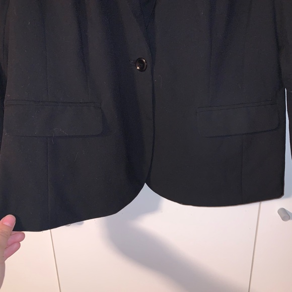 Size 10P INC All Black Formal Blazer - Picture 5 of 8